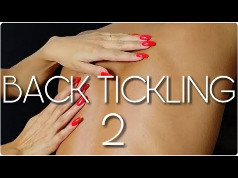 ASMR GENTLE BACK MASSAGE - SCRATCHING TRACING BRUSHING - NO TALKING