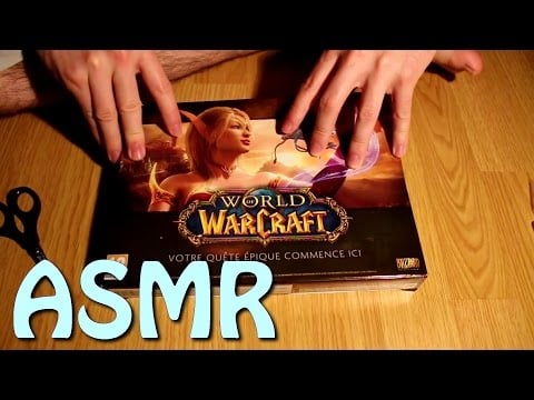 Déballage d'une boite WORLD OF WARCRAFT [ ASMR ]