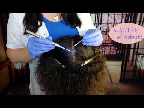 ASMR Medical Scalp Check & Dry Scalp Treatment (Whispered)