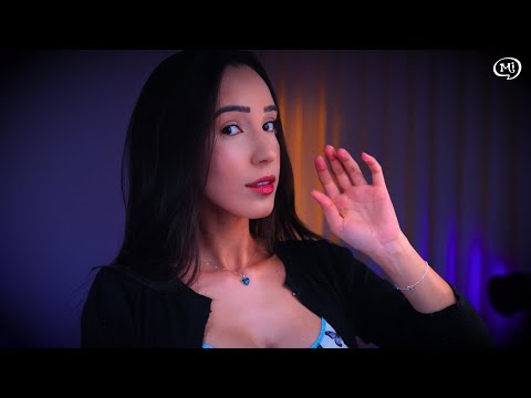 ASMR beijinhos de boa noite 🌙 atenção pessoal super relaxante (chuva e sussurros intensos 🌧️)