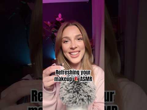 Full video like this is up on my channel 😇#asmr #makeup #personalattention #tingles #relaxingvideos