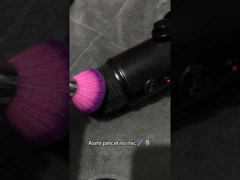 Asmr pincel no microfone #asmr #relax #visualtingle #tingles #relaxing #asmrcaseirinho