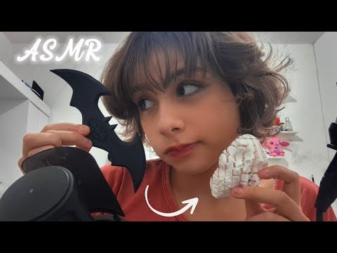 ASMR com peças em impressão 3D! (Sussurros, Mouth Sounds, Tapping, Scrathing, etc...)