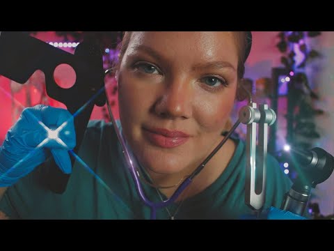 ASMR Hospital Night Nurse Full Body Exam & Checking in on you ALL NIGHT LONG