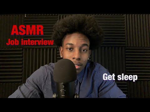 [ASMR] Job interview roleplay // aggressive writing sounds