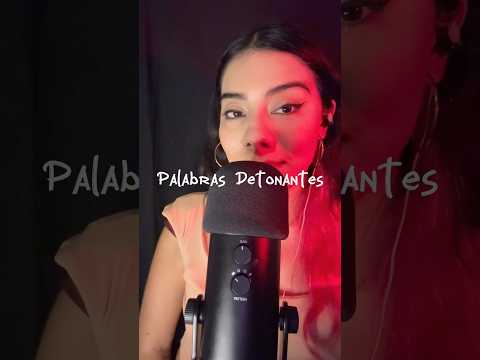 ASMR PALABRAS DETONANTES💗#asmr #youtubeshorts #ytshorts #youtube