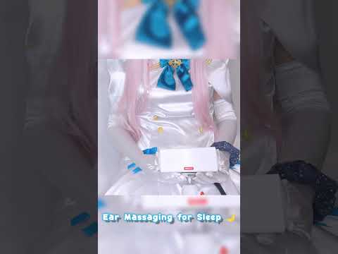 ASMR Ear Massage 💖 Blue Archive Mika Cosplay | Relaxing Sleep Aid 🌙