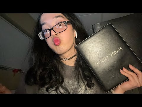 ASMR art showcase pt. 2 🎨 (fast and aggressive tapping + rambling)