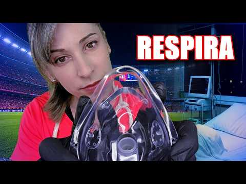 ASMR | No puedes respirar en pleno partido ⚽ (Médico de Fútbol) Roleplay