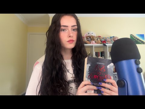 ASMR book massage 📚 (fingertip tapping & gripping)