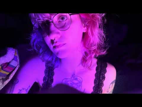 ASMR brushing your hair quickly (lofi) 