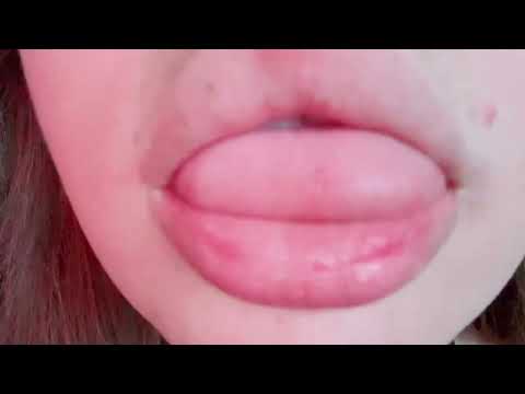 Lens Licking & Mouth Sounds ASMR (w/ natural rain) 🌧️🩷🫶