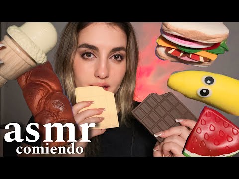 asmr COMIENDO COMIDA FALSA (Fake FOOD) Ale ASMR español