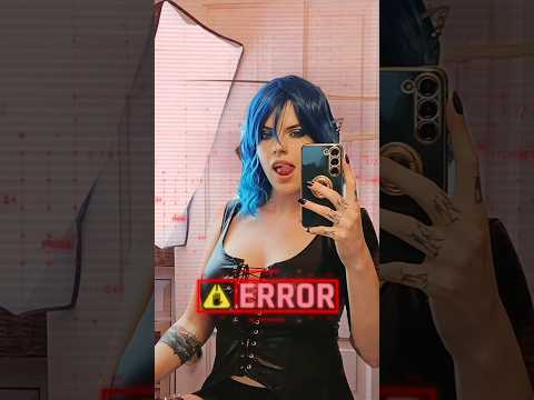 Meet Tanya:vamp in the Cyber-Vickiverse.💙🖤 #cosplay #cyberpunk #vampire #cybervickiverse #vickiverse