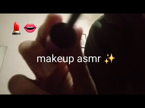ASMR getting you ready ✨️ Doing your makeup 💄  lofi asmr , Asmr IA 