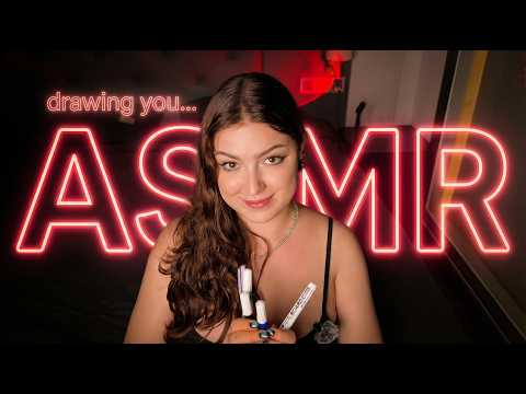 ASMR Drawing You | Personal Attention & Sketching Sounds | Deep Tingles Roleplay For Sleep