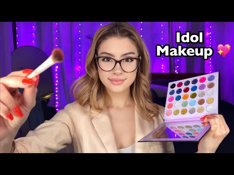 ASMR Doing Your Makeup (You're a CELEBRITY) 📷 Layered Sounds Personal Attention For SLEEP 😴