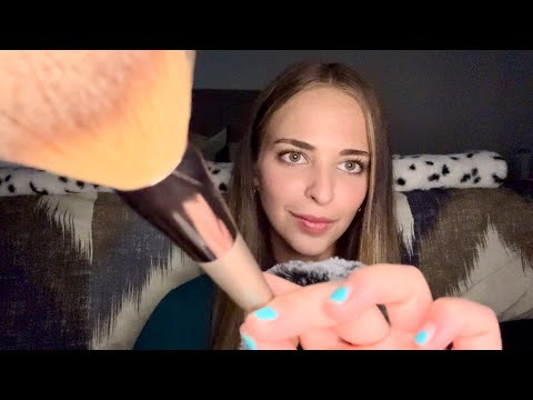 ASMR| Mic/Camera Brushing with a Whisper/Ramble ✨