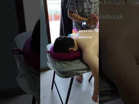 Relaxing techniques that are good for back muscles #satisfying #relaxing #asmr #shorts #massage