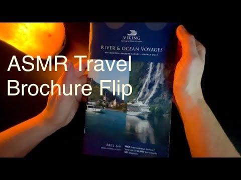 Viking Cruise Brochure Flip Through ~ Softly Spoken Conversational ASMR Page Turning