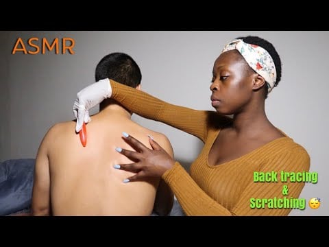 {ASMR} Tracing & Poking Tailbone 💆🏽‍♂️ Extreme Tingle Sounds