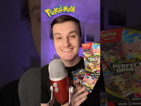 NEW POKÉMON PACK OPENING (ASMR) #shorts #asmr