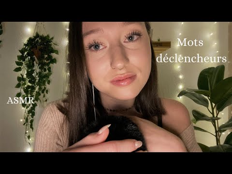 ASMR FRANCAIS - Mots déclencheurs très proche du micro 🗣🎙