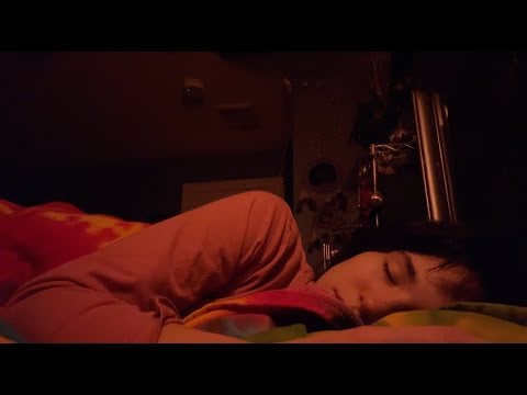 ASMR Reading myself to sleep while reading you to sleep