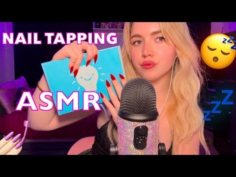 Long Nail Tapping ASMR for Sleep & Tingles ✨💅 (So Relaxing!)