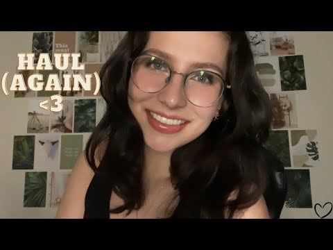 ASMR | Makeup & Clothing Haul