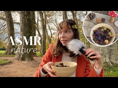 ASMR relaxation dans la nature, au parc de la tête d'or🌲🐿️