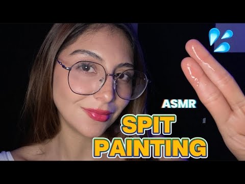 ASMR ESPAÑOL / SPIT PAINTING + L4MO MIS DEDOS