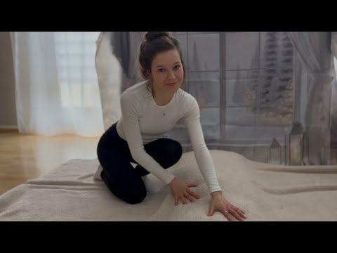 ASMR RELAXING Full Body Massage & Autogenic Training (German Soft Spoken)