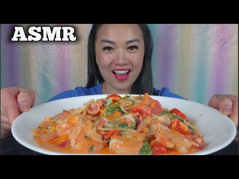 ASMR EASY PASTA YET SO DELICIOUS (EATING SOUNDS) NO TALKING | SAS-ASMR