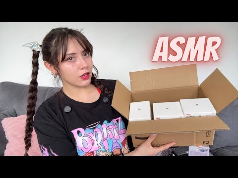 ASMR Unboxing sorpresa ✨ ¿Labubu giveaway? 👀🎁 sonidos relajantes + charla en español