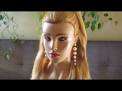 No Talking | ASMR | Hairstyling ~ Elegant Hairstyle ~ Perfectionist, Hair & Makeup, finishing Touch 