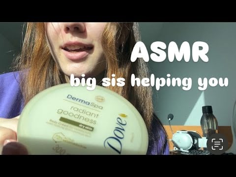 hand sounds using lotions on you | ASMR