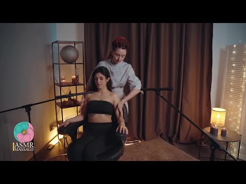 Meditative ASMR Chair Massage Techniques
