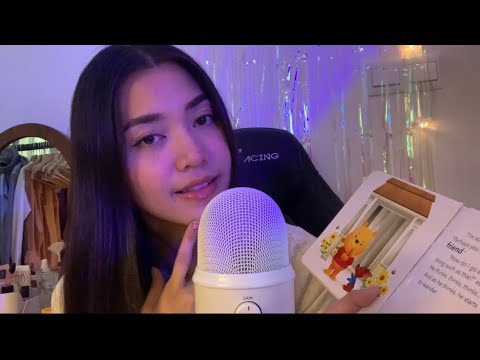 ASMR Bedtime story for sleep / Winnie the Pooh Finds Friends 🍯 | with face/camera brushing
