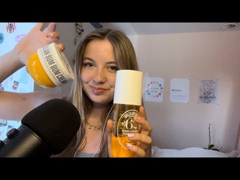 ASMR the way to honest friends fixes your make up for a date😽
