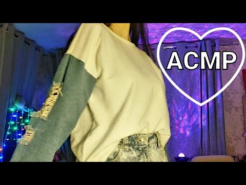 АСМР быстрые звуки ОДЕЖДЫ, царапка +звуки РТА 🧚‍♀️ ASMR Scratching clothes&mouth sounds #asmr #асмр