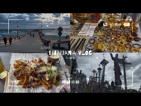 ASMR Lithuania Travel Vlog 🇱🇹 | Visiting Palanga, Mažeikiai & Šiauliai | Soft Whispers