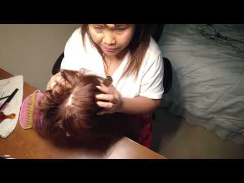 AGGRESSIVE -ASMR -SCALP SCRATCHING | HAIR BRUSHING | HEAD MASSAGE ~ HAIRLINE Hair play ~ fast sounds