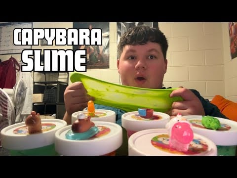 Trying Out A Capybara Slime Kit!! ✨✨ 