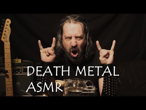 ASMR DEATH METAL - Turn up to 11, roleplay, coffee, heavy metal, guitar