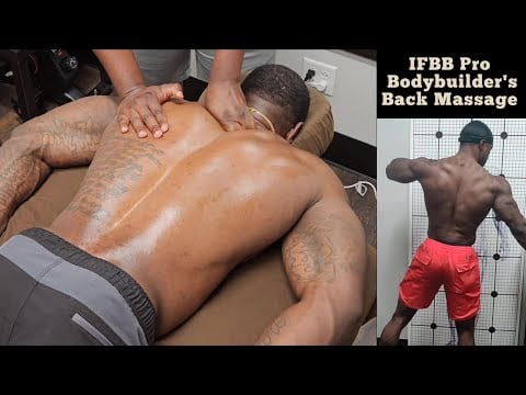 Bodybuilder's Back Sports Massage (No Music)