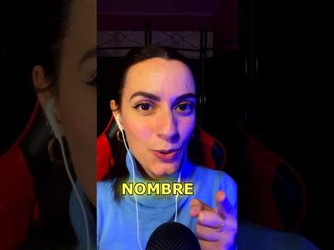 SI DIGO TU NOMBRE TIENES… #asmr #shorts