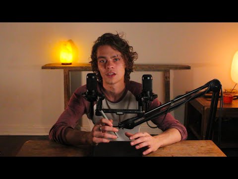 ASMR Sketching | Drawing an Outdoor Hang Out Spot