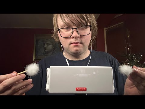 ASMR Relaxing SR3D Sounds// Ear Cleaning, Close Up Sounds