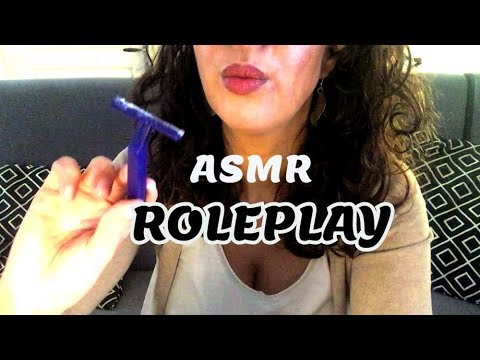 ❤️ ASMR RP - JE TE RASE LA BARBE MON CHÉRI (chuchotement)